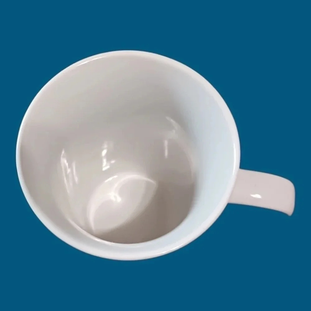 Starbucks coffee ceramic tall latte mug white and red - Picture 5 of 7